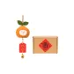 Apple and Orange Charm-Orange