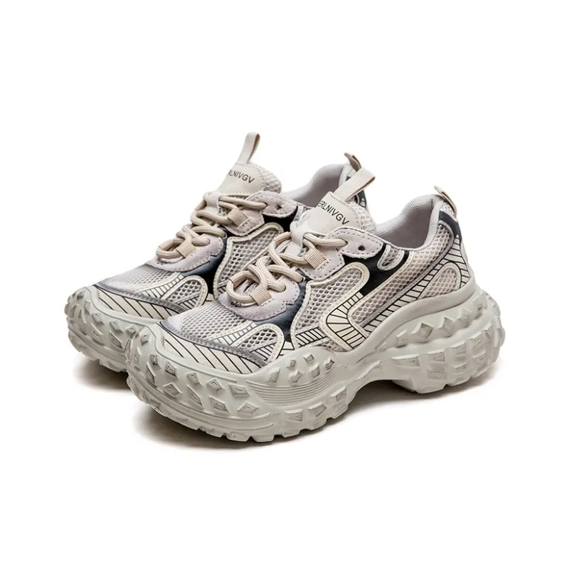 Chibang Height Increasing Low-Top Chunky Sneakers Women's-8