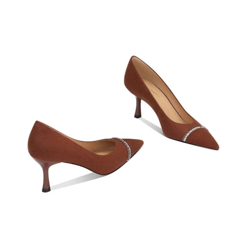 JESSICA SOPHIA Slim Heel High Heels 7cm Women's-4