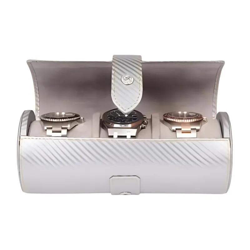 RAPPORT Canvas Wrist Watch Bag, Watch Bag, Storage Bag Unisex Gray-2