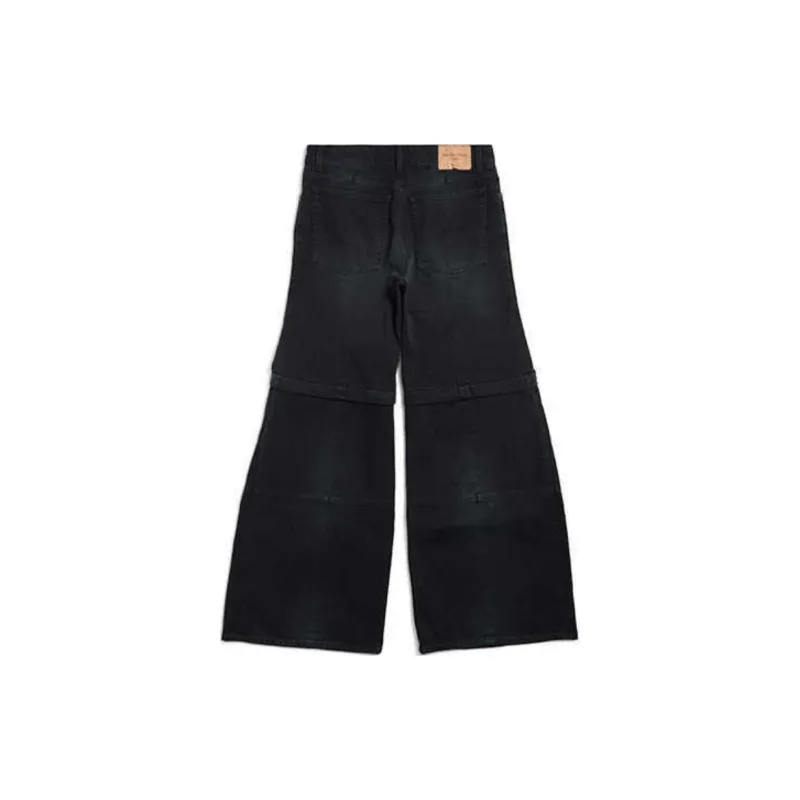 Balenciaga SS25 Jeans Regular Fit Women's Black-1