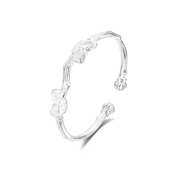Children's Drawings 999 Fine Silver Sterling Silver Bracelets Women's