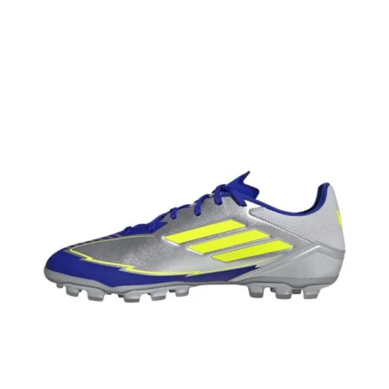 Adidas F50 ELITE AG Rubber Short Studs Anti-Slip Wear-Resistant Soccer Shoes Men's Silver Yellow-1
