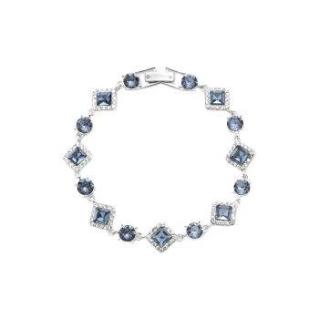 Givenchy Alloy Gold-Plated Silver-Plated Artificial Gemstone Semi-Precious Stone Bracelets Women's Blue