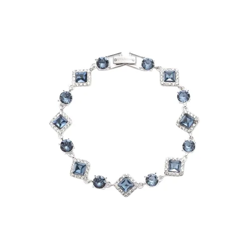 Givenchy Alloy Gold-Plated Silver-Plated Artificial Gemstone Semi-Precious Stone Bracelets Women's Blue