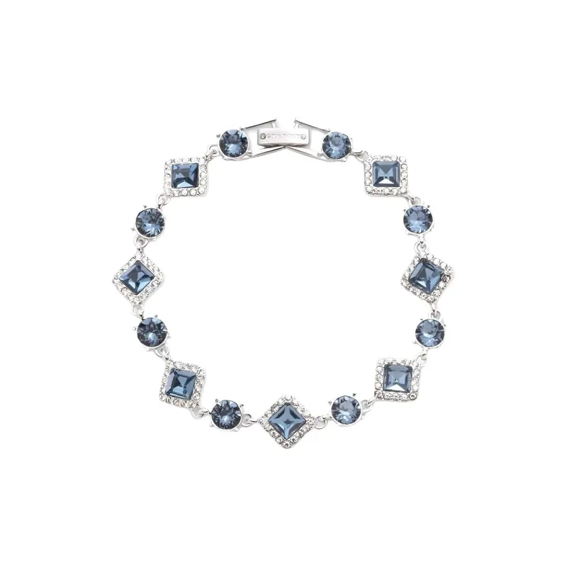 Givenchy Alloy Gold-Plated Silver-Plated Artificial Gemstone Semi-Precious Stone Bracelets Women's Blue-0
