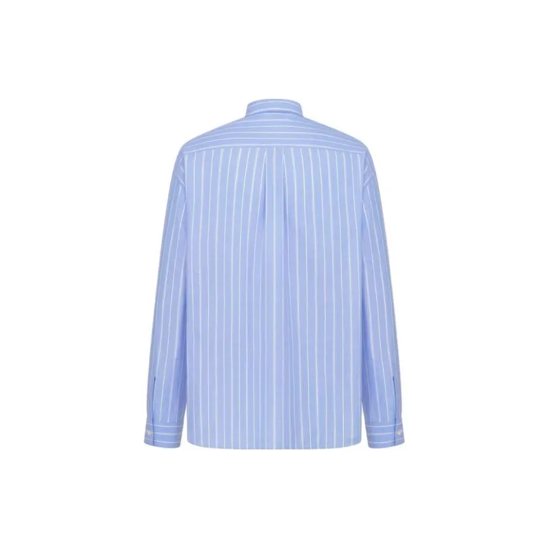 DIOR SS25 Summer Men's Clothing Collection Shirt Men's Blue-1
