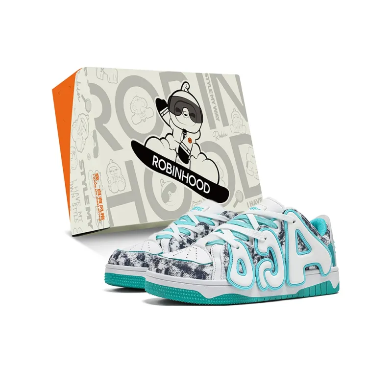 ROBINHOOD Low Top Skateboard Shoes Unisex Box Included-6