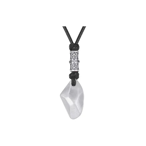 Inker Good Stone 999 Fine Silver Necklaces Unisex
