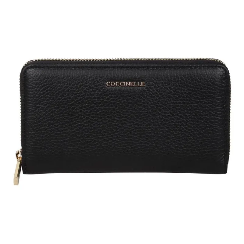 COCCINELLE Logo Lettering Zipped Wallet-1