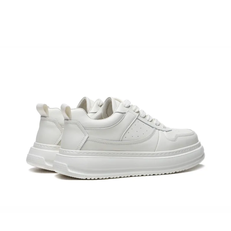 Meixi Non-slip Lightweight Low-Top Skateboard Shoes Men's Ecru-3