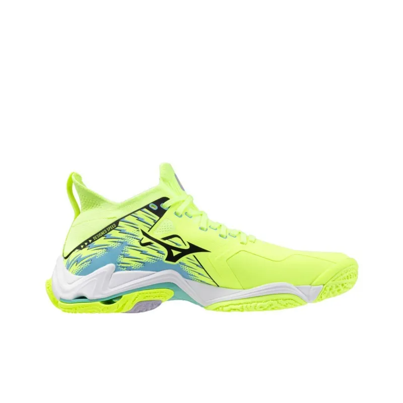 Mizuno WAVE LIGHTNING NEO 3 Breathable Low-Top Training Shoes Unisex Green-1