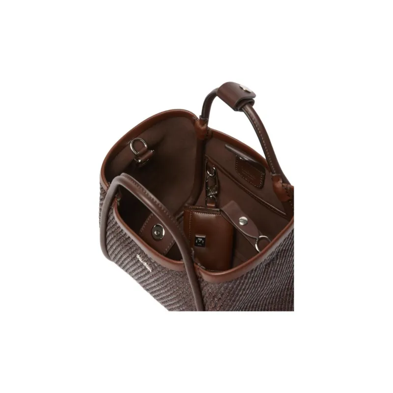 MaxMara Polyamide Shoulder Bags Handbags Extra Small Women's Dark Brown-5