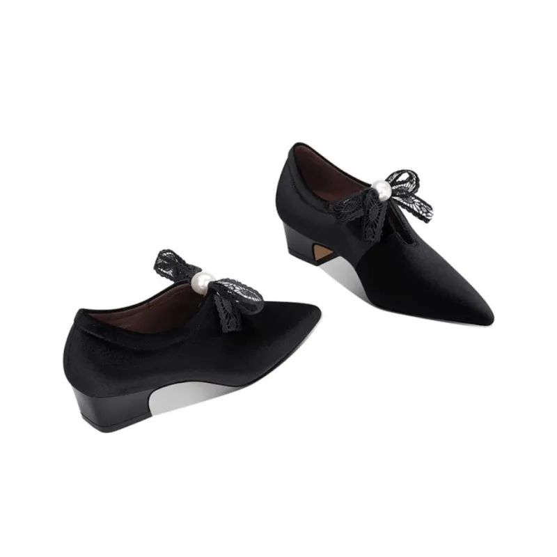 JESSICA SOPHIA Casual Single Shoes 3cm Women's Black-1