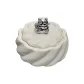 Ceramic Milk White Ashtray+Lucky Cat+Ceramic Lid