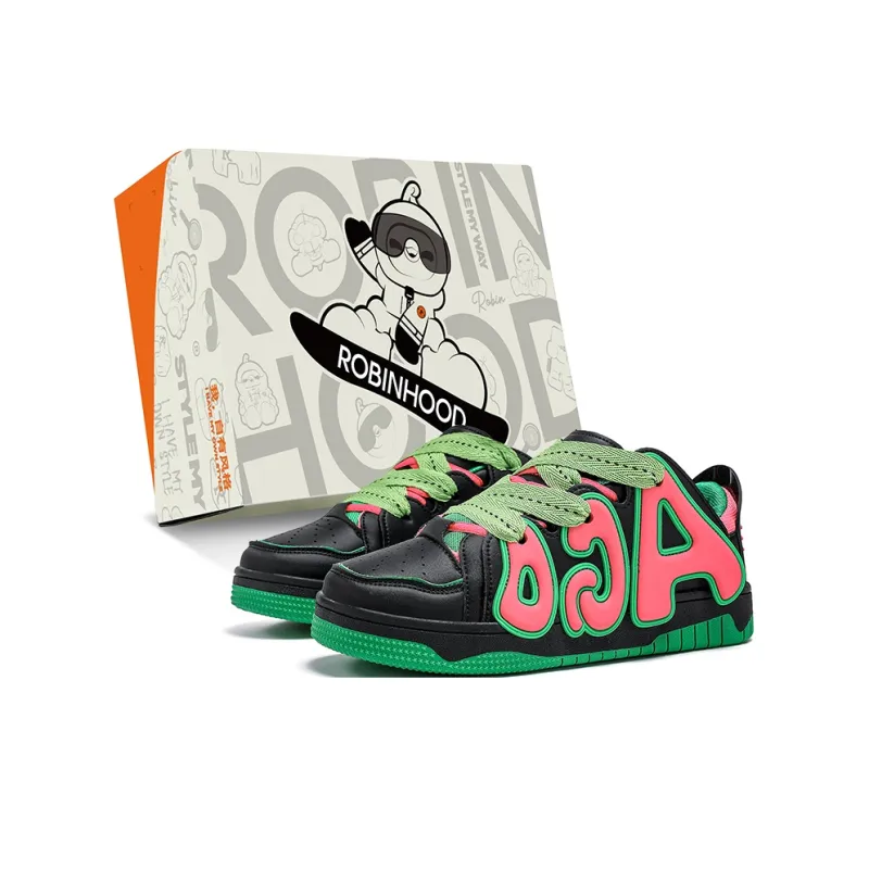 ROBINHOOD Low Top Skateboard Shoes Unisex Box Included-60