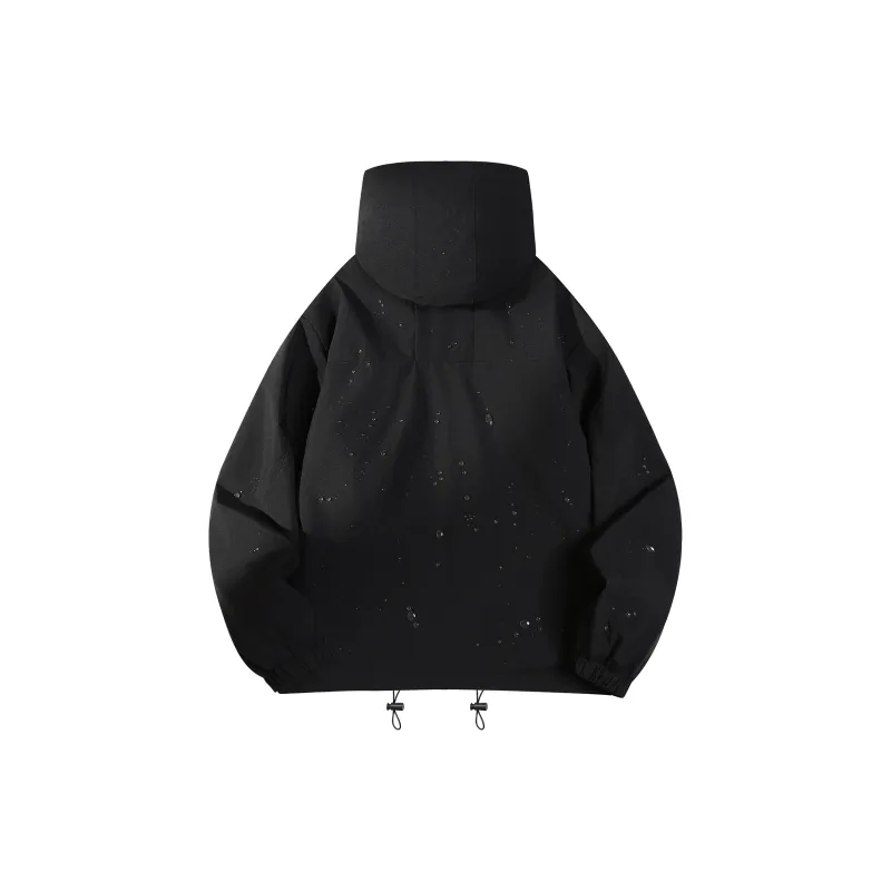 Feiyue Water-Resistant Windproof Warm Water-Repellent Windbreaker Jacket Unisex-37