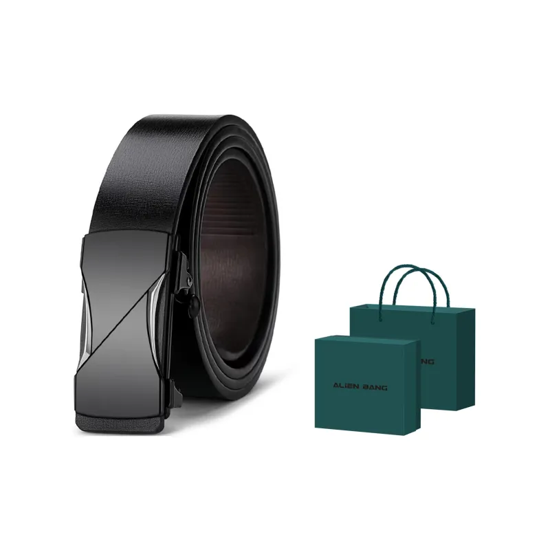 ALIEN BANG Youth And Middle Aged Automatic Buckle Belt Men's-3