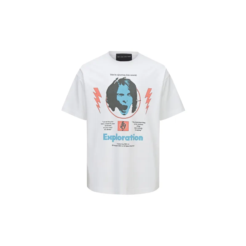 CEEC LA Short Sleeved T Shirts Unisex White-1