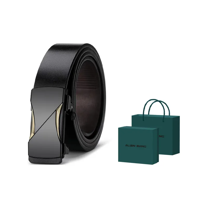 ALIEN BANG Youth And Middle Aged Automatic Buckle Belt Men's-2