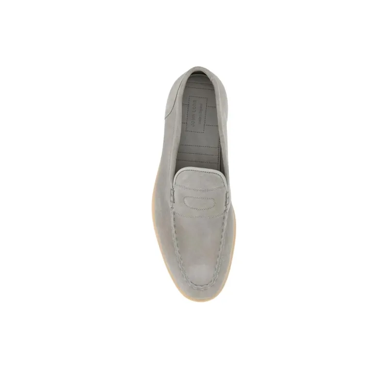 JOHN LOBB Loafers Men Gray-4