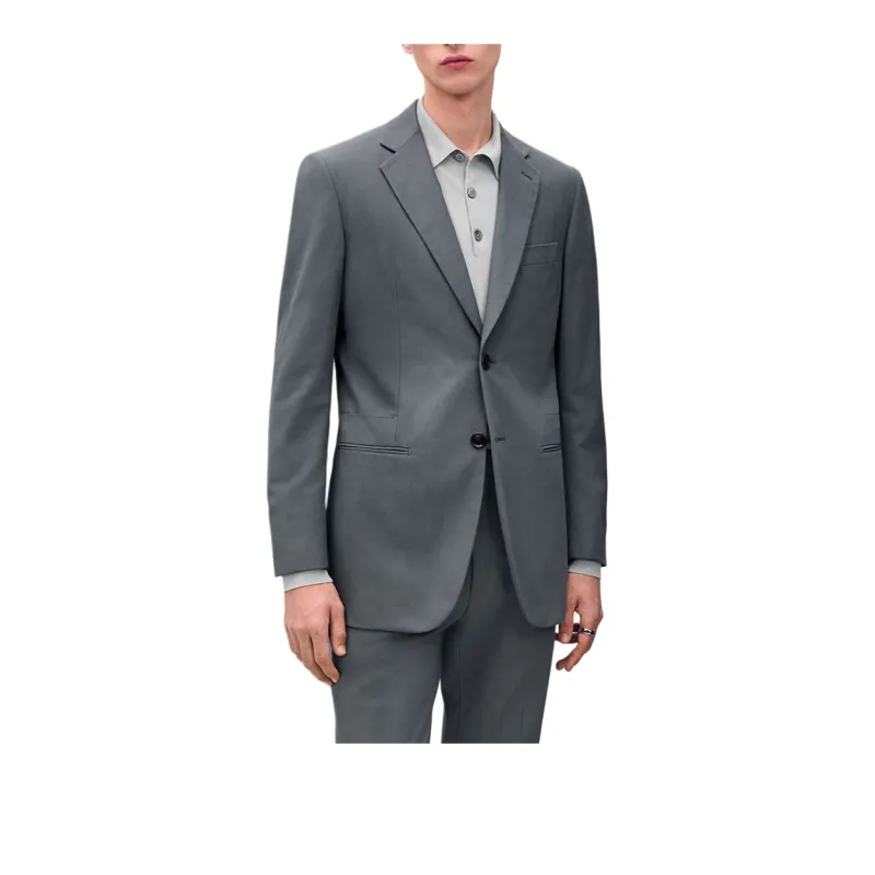 HERMES Business Suits Coats Men's Storm Gray-0