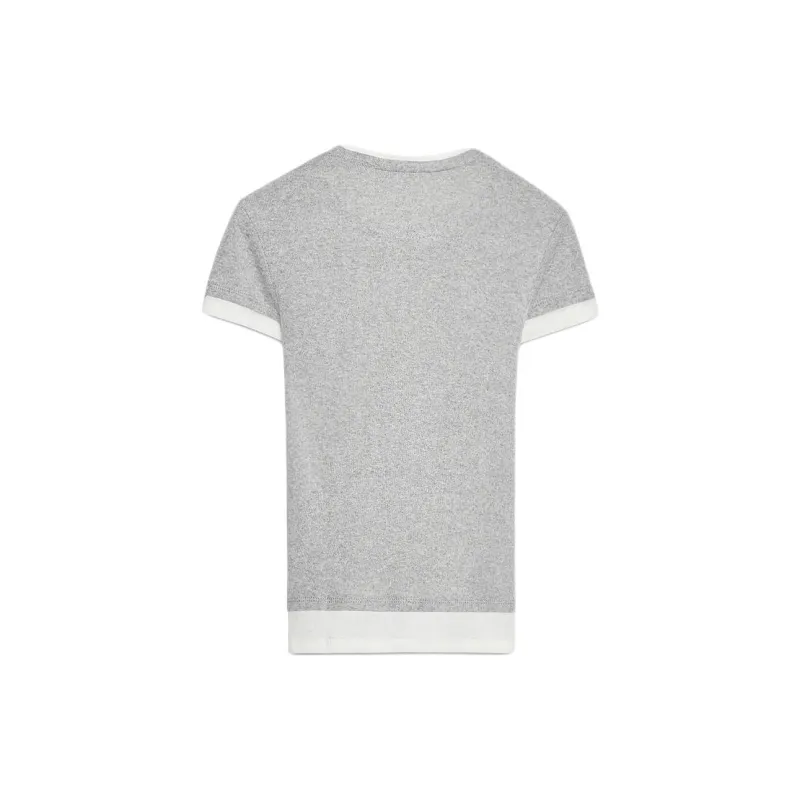 ZARA Regular T-Shirt Women's Zebra Print Gray-1