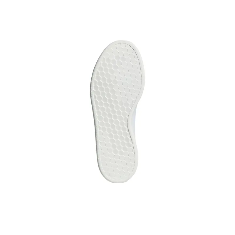 Adidas Advantage Anti Slip Wear Resistant Low Top Casual Shoes Women's White-3