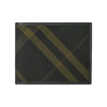 Burberry Cow Leather Wallet Men's Contour Color