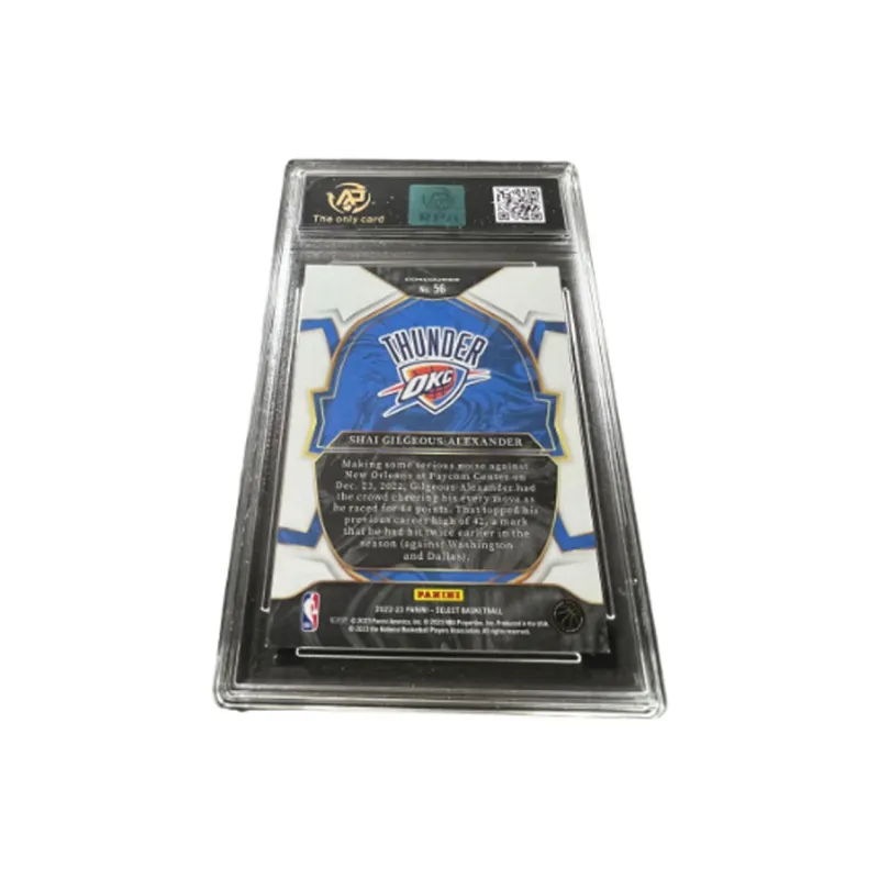 PANINI Thunder Team, Alexander SGA Classic Pass Selection RPA High Score, Player Card, Rare Card Graded Cards 1 Pc-1