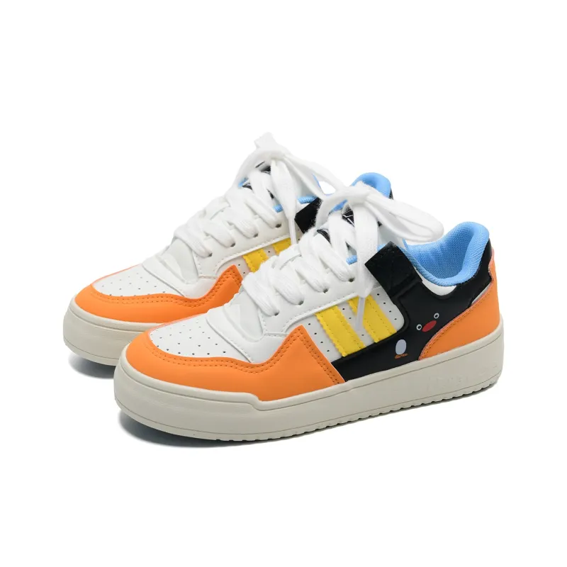 ABCIO Slip Resistant Waterproof Cushioning Height Increasing Low Top Skateboard Shoes Women's-18