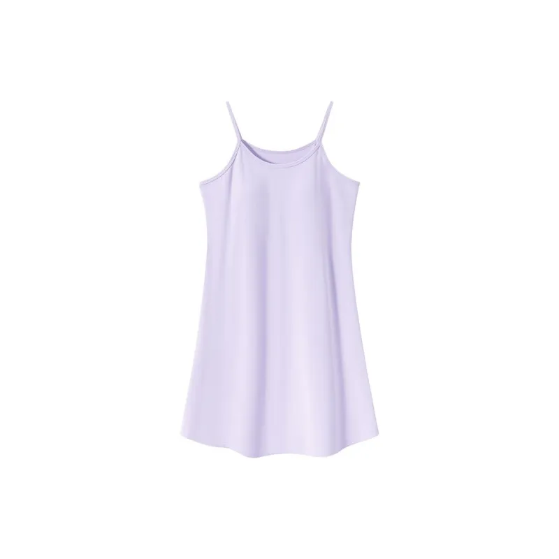 XISHE Nightgown Women's Light Purple-0