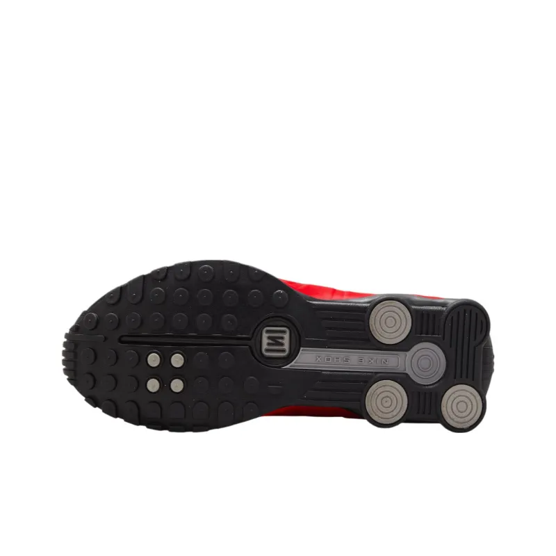 Nike Shox R4 University Red Black Metallic Silver-5