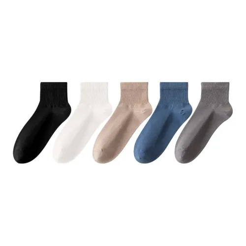 MIIOW Mid-Calf Socks Men's 5 Pack