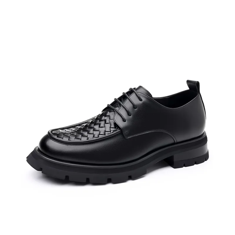 JIETEGONGYANG Casual Shoes Men's Black-1