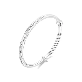 Children's Drawings 999 Fine Silver Sterling Silver Bracelets Women's