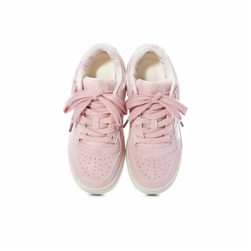 UNIITY Low-Top Skateboard Shoes Women's Pink-4