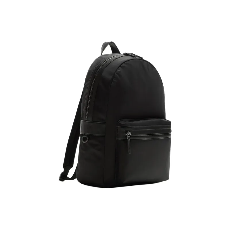 ZARA Polyester Backpack Men's Black-1
