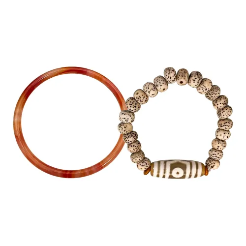 D.K.X Star Moon Bodhi Seeds Bracelets Women's