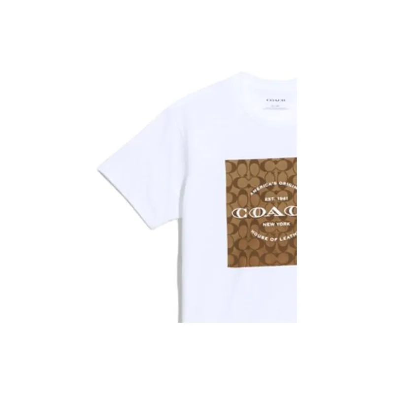 COACH SS23 Regular T Shirt Women's White-1
