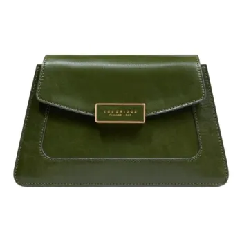 THE BRIDGE Cow Leather Shoulder Bag Women's Green
