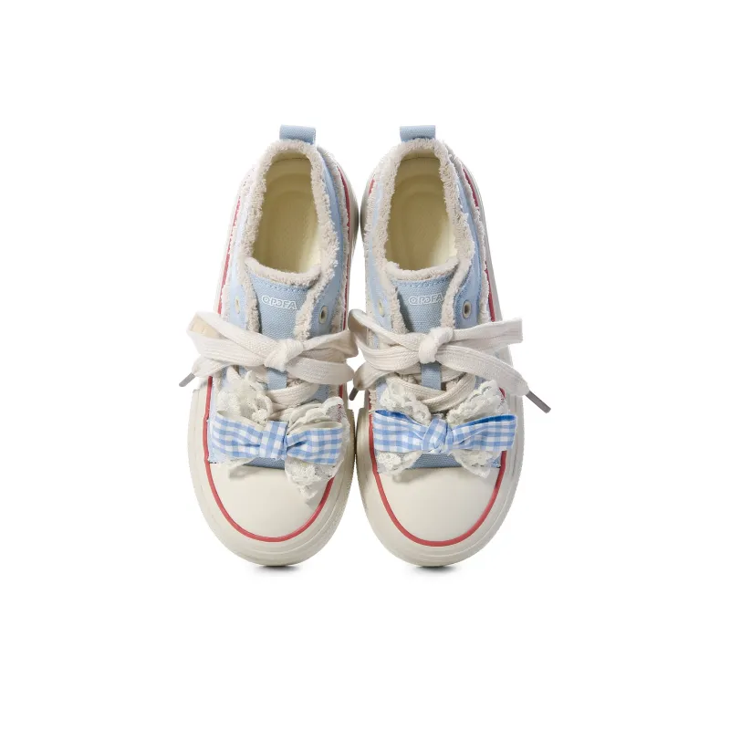 Lovely You Abrasion Resistant Lightweight Height Increasing Low Top Skateboard Shoes Women's-18