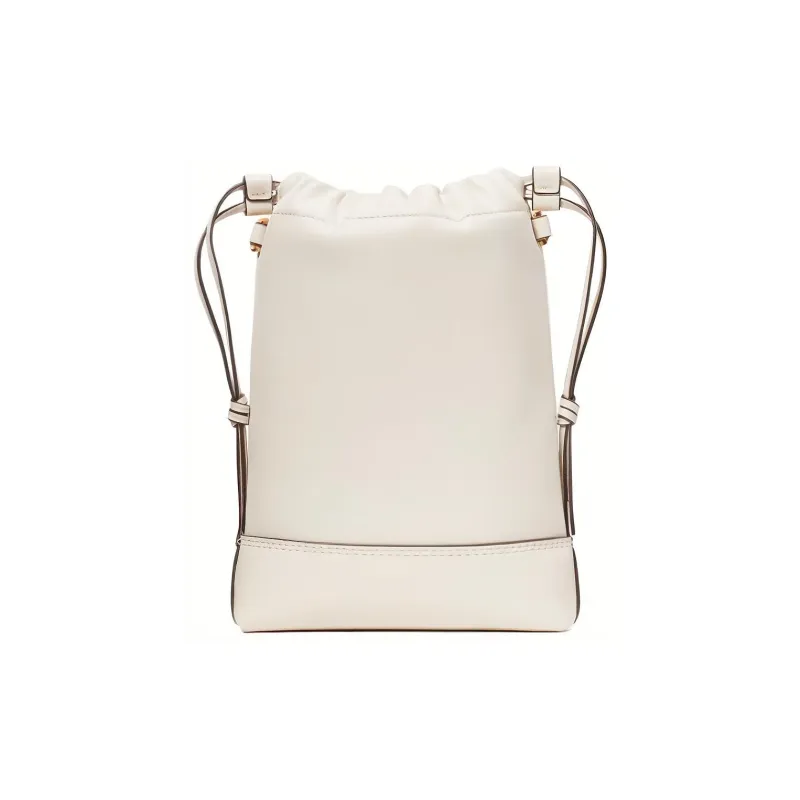 Kate Spade Nappa Leather Bucket Bag Cell Phone Pouch Shoulder Bag Crossbody Bag Women's Sheepskin In Paper Color-2
