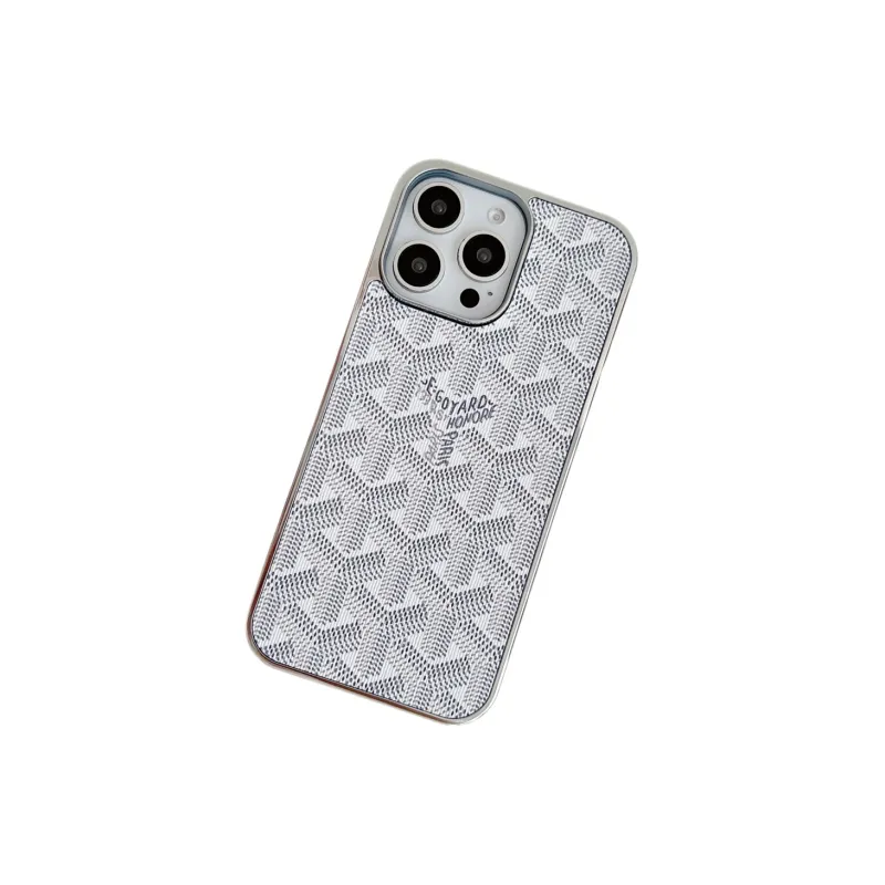 Koman TPU Material Electroplated Frame Dog's Teeth Goya Phone Cases Compatible With Apple IPhone 12/13/14/15/16/Pro/Mac-5