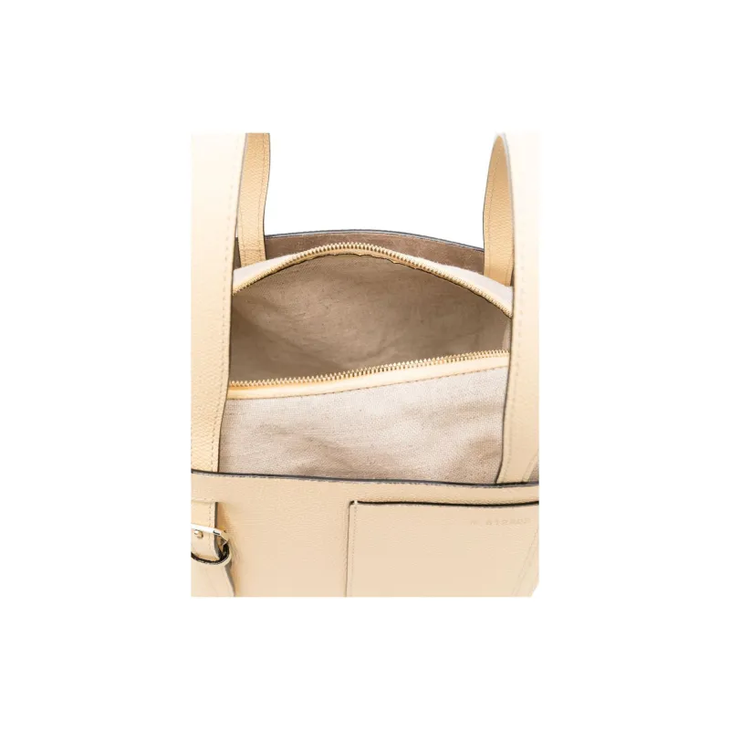 Valextra Leather One Shoulder Handbags Mini Women's Elegant Yellow-3