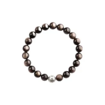 CARAT'S DIARY Obsidian Bracelets Unisex