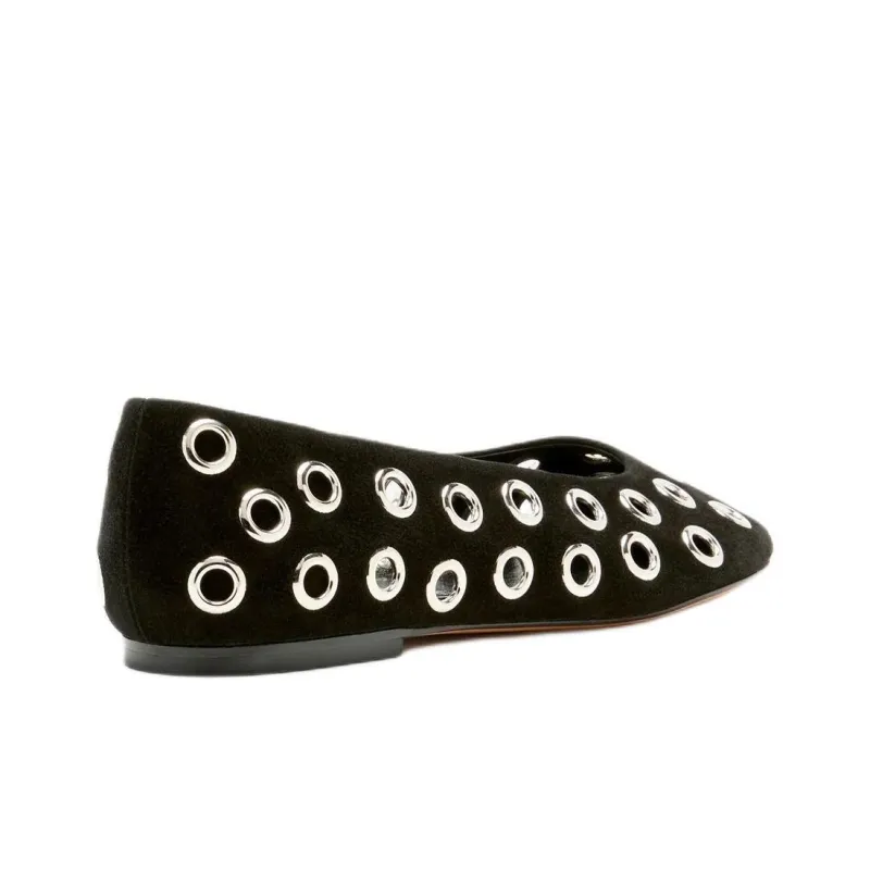 PROENZA SCHOULER Glove Ggromet Casual Single Shoes Women's Black-3