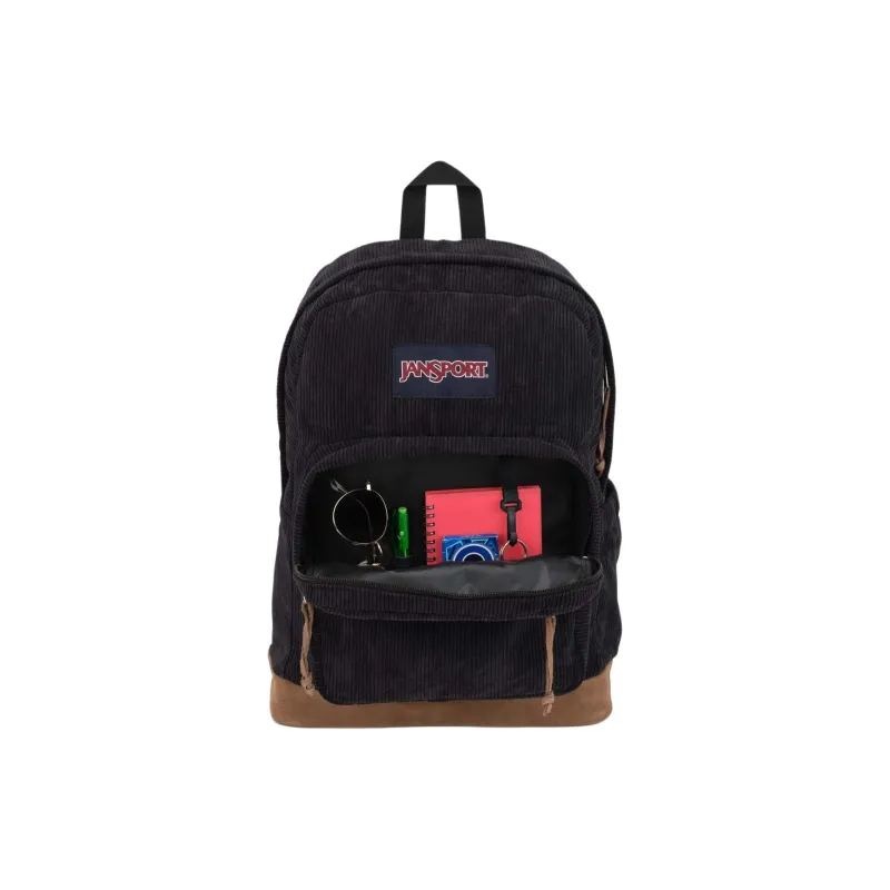 JanSport Fabric Backpack Unisex Black-5