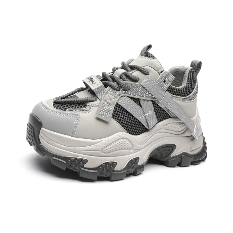 ABIDJAN Lightweight Low-Top Chunky Sneakers Women's-1