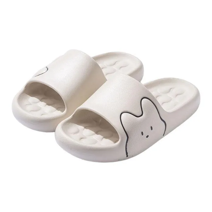 ECAC Men's Summer Indoor Home Slippers, Eva Slip Resistant Bathroom Bathing Slippers For Women's-6